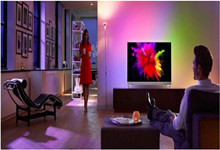 飞利浦推首款情境光源功能OLED电视:自带环境灯光效果！