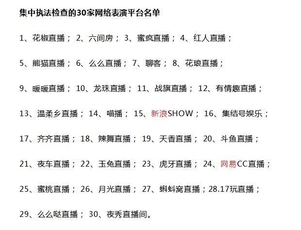 重拳出击:文化和旅游部集中排查网络表演平台和网游产品(图2) QQ截图20180417160325