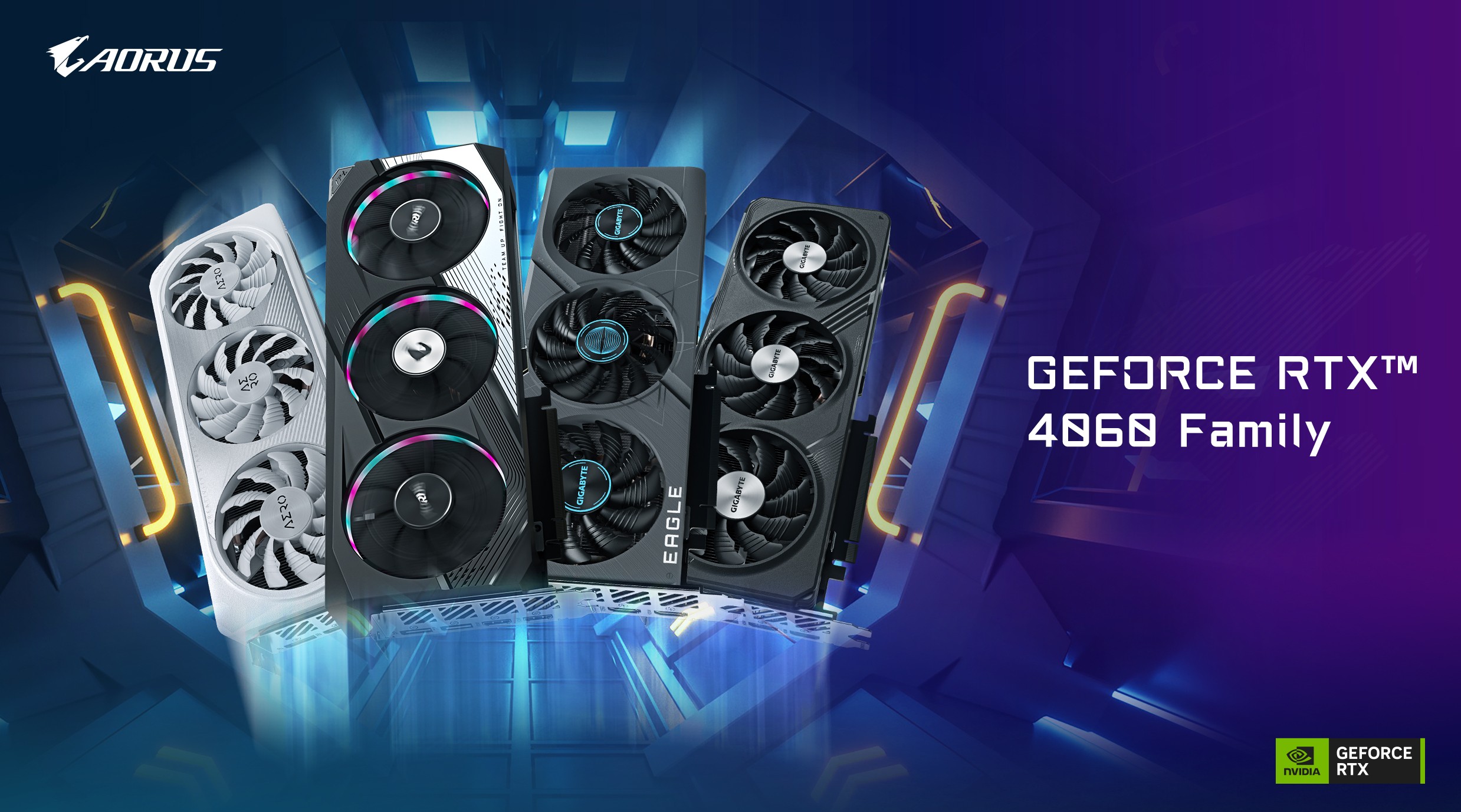 技嘉科技发布GeForce RTX 4060 Ti 与GeForce RTX 4060系列显卡(图1)