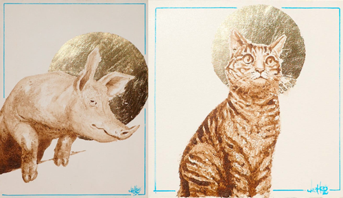艺术家坚持用大便画画10年：作品含粪量极高 味道直冲天灵盖