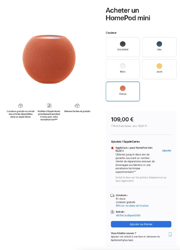 区别对待 苹果HomePod mini欧洲涨价 中国市场还是卖749元