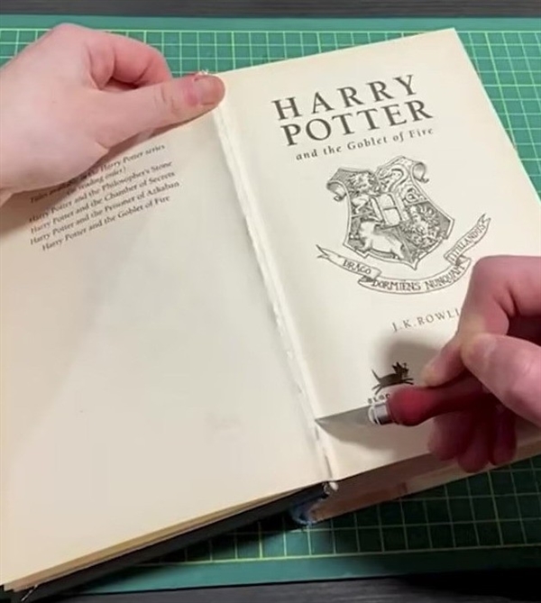 《哈利波特》二手书被除去罗琳名字 以十倍价卖给跨性别者