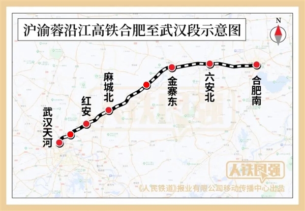 投资近800亿！沪渝蓉沿江高铁合武段正式开工：上海7小时到成都