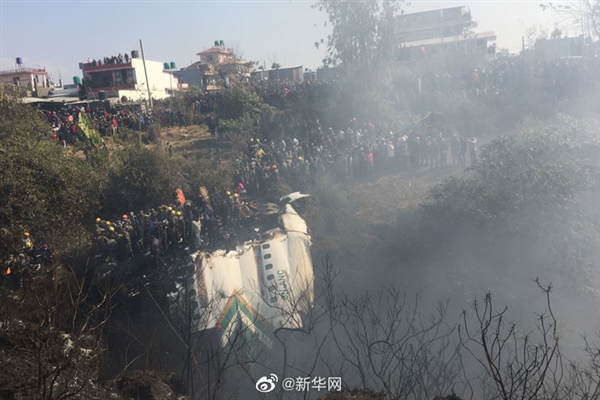 尼泊尔客机坠毁遇难人数升至68人：没有中国公民