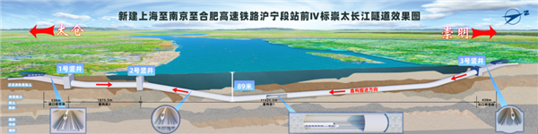 全球最大直径泥水平衡盾构机“领航号”下线：将于4月打通长江