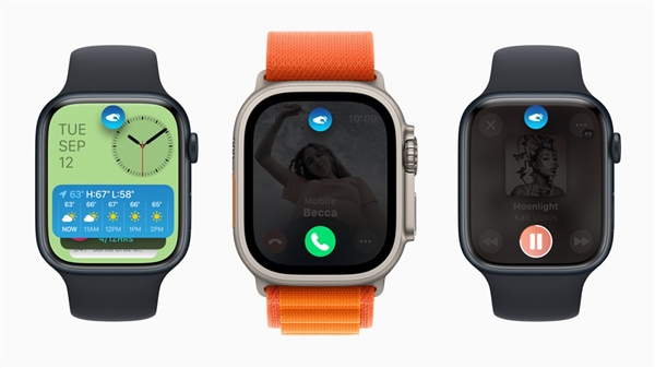 新功能终于来了！苹果watchOS 10.1推送：双指互点 名片投送