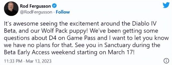 微软确认《暗黑破坏神4》进驻XGP：下月可免费游玩