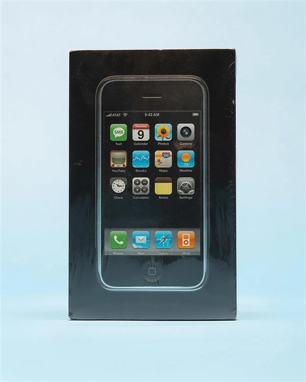 乔布斯亲手打造！未开封4GB初代iPhone被拍卖：112万元刷新最贵纪录