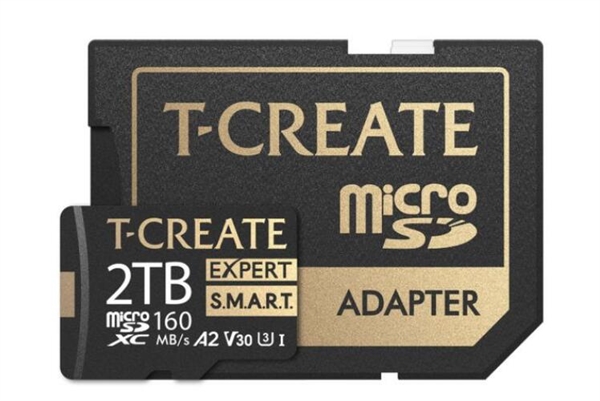 十铨推出CREATE EXPERT SMART存储卡：写速高达160MB/s
