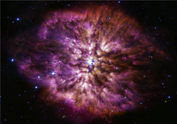 濒死恒星演化成超新星前一幕被韦伯捕捉：壮观至极！