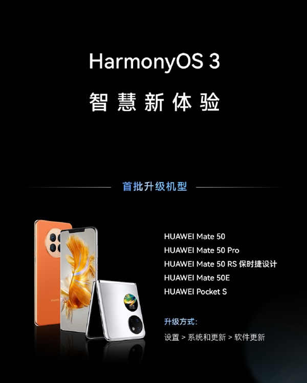 华为5款机型迎HarmonyOS 3.0新版 动图感受下：太方便