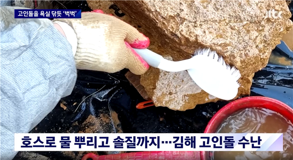 韩国2000年石墓被修复人员破坏 韩网友气哭：这可是世界第一啊
