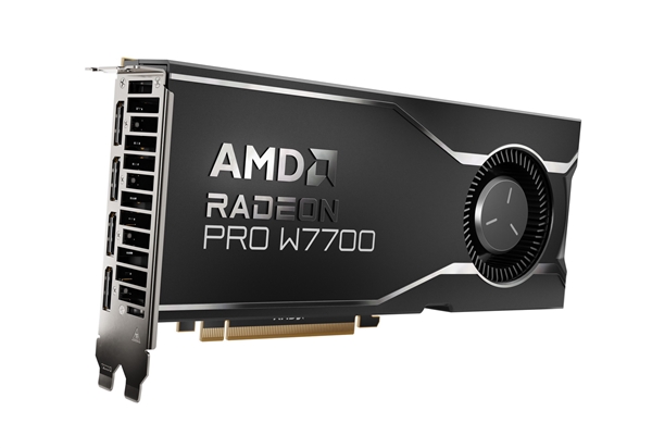 AMD Radeon Pro W7700专业显卡发布：1000美元之下最强