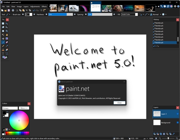 PS“迷你版”Paint.net推5.0正式更新：Win7/8.1系统被放弃