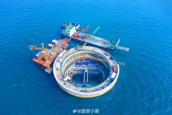 全国首次！海南昌江核电二期工程盾构机通过海上围堰接收