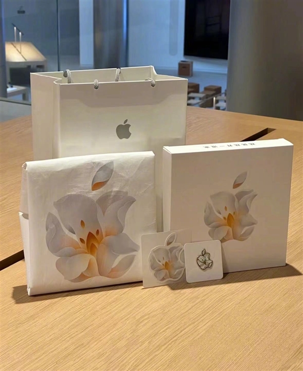 苹果新店赠品礼盒二手价卖到399元：有人带被子通宵排队领取