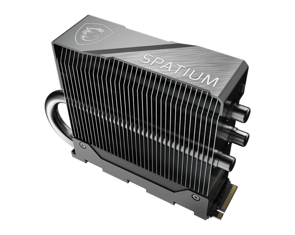 微星发布Spatium M570 Pro Frozr PCIe 5.0 SSD：无风扇读写都高达12GBs