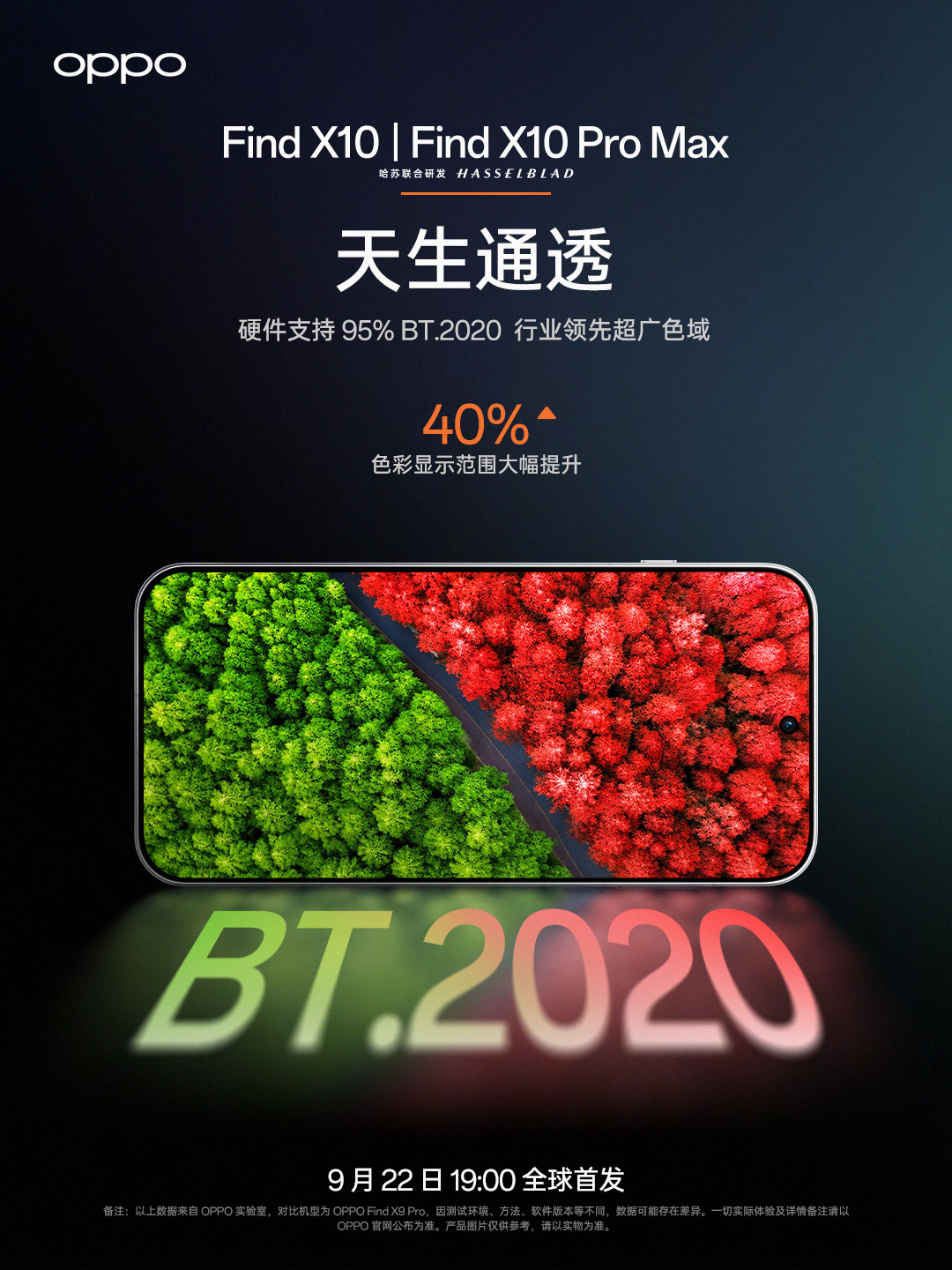 OPPO Find X10系列官宣：护眼屏成亮点，标准版双2亿像素怎么选
