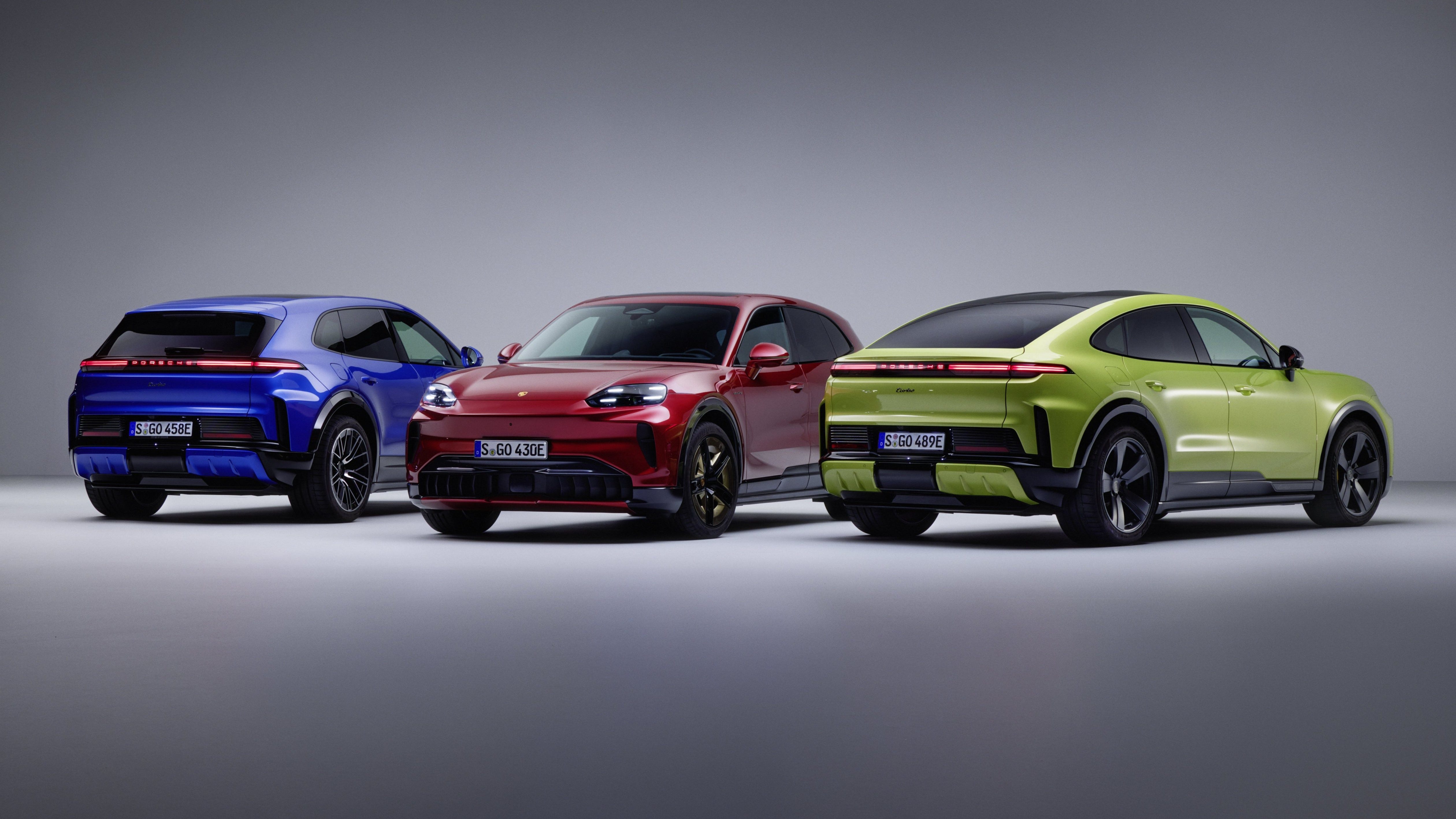 2027款保时捷 Cayenne 电动版新增自吸门与定制漆，谁该等？