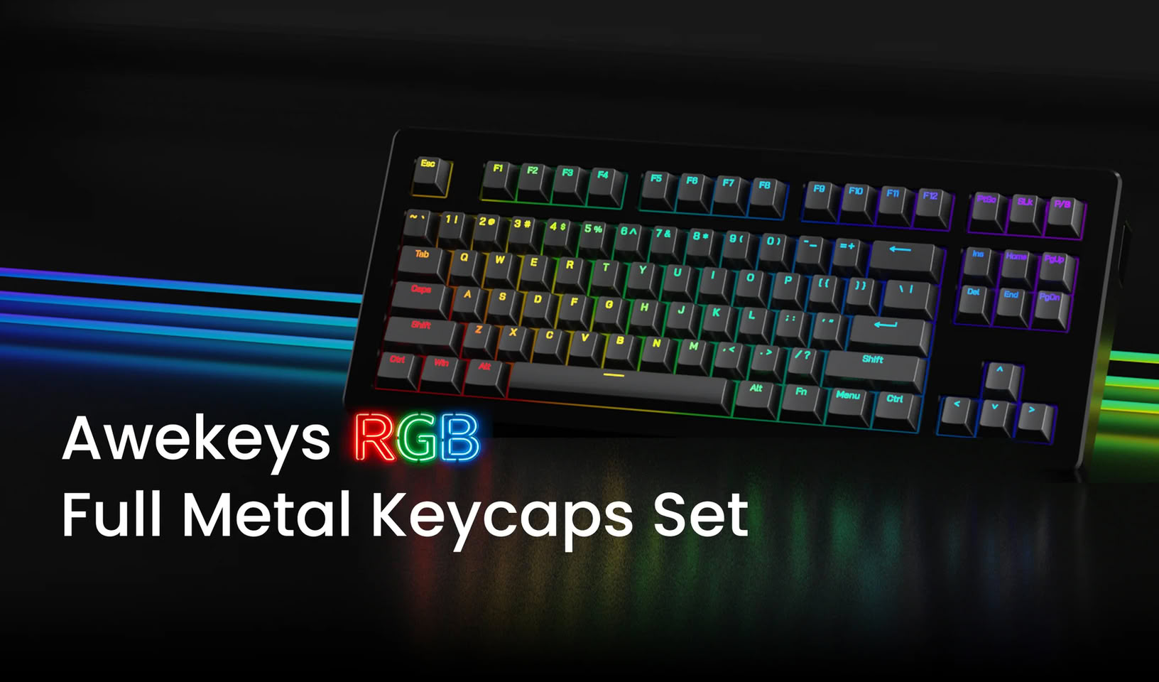 Awekeys RGB透光金属键帽上市：169美元起，值不值得买？