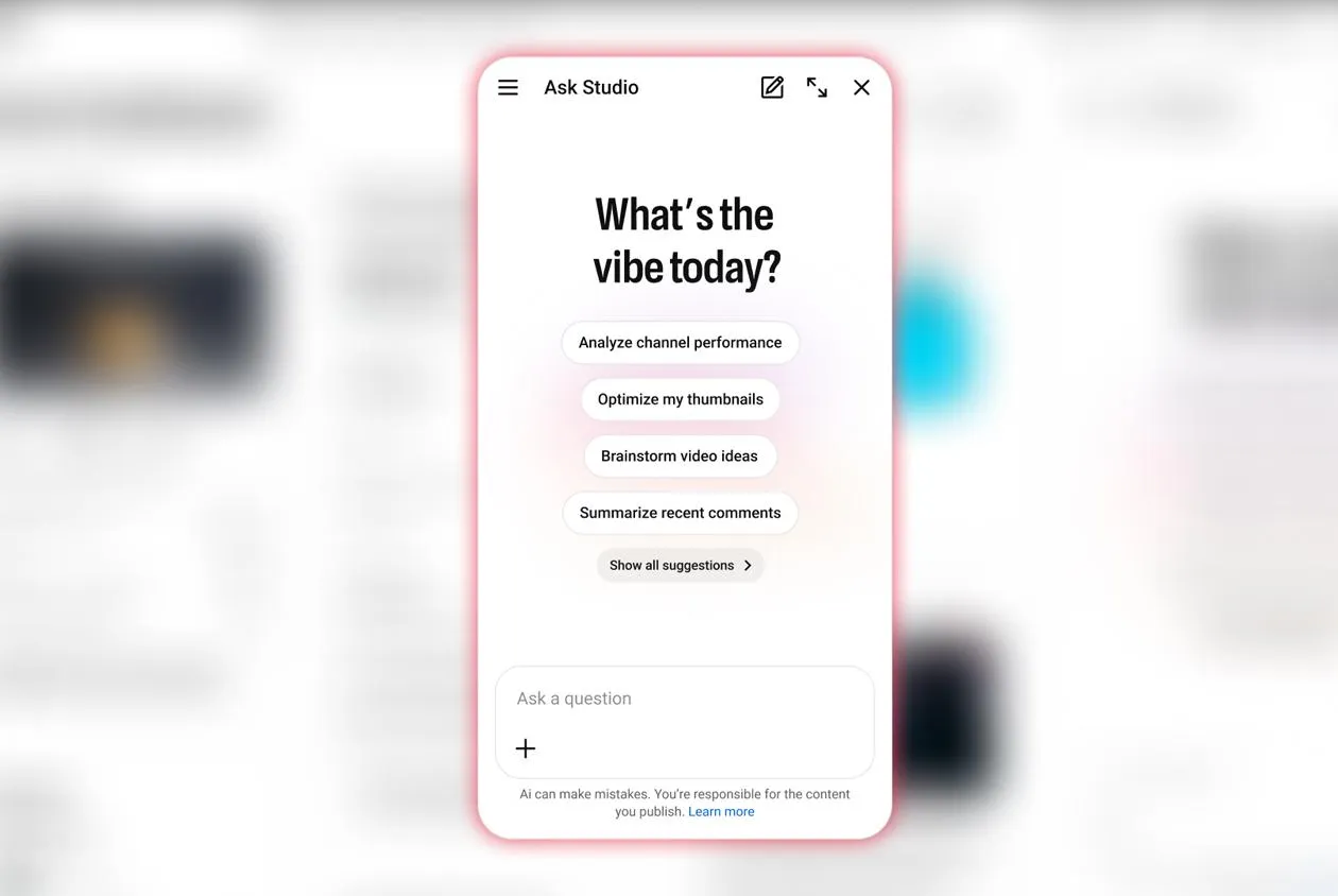 YouTube发布AI频道运营智能体，创作者要不要跟进？