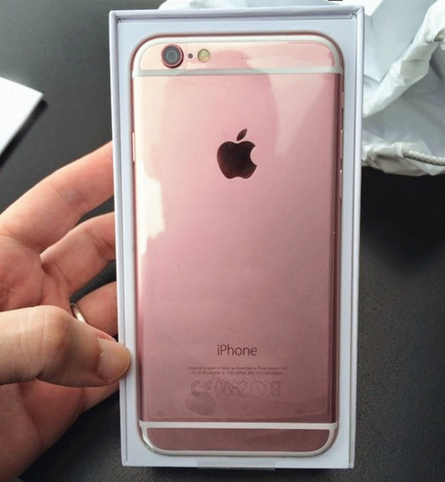 iPhone 6S粉色真机曝光:难以抵挡的粉色魅惑!(图1) 2_副本