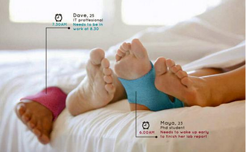 一只袜子,不会发声,也能当闹钟 ?(图3) 3