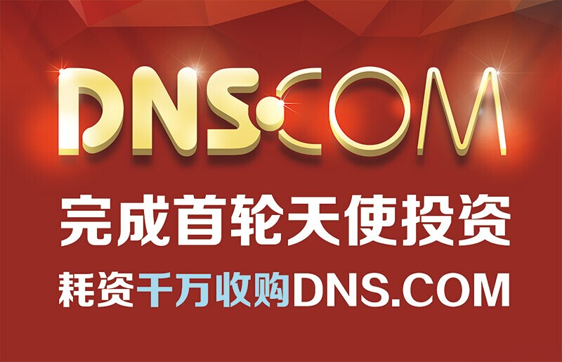DNS.COM启用,市场估值过亿