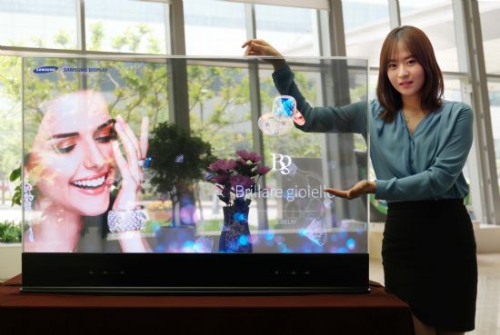 透明镜面显示屏?三星OLED有了新伙伴(图1) 3