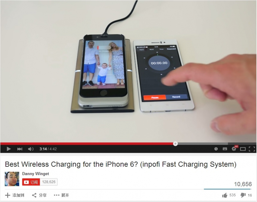 iPhone6无线充电速度惊人全球第一