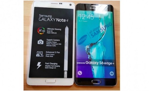 三星S6 Edge+谍照曝光 或和Note4同步发布(图1) 01