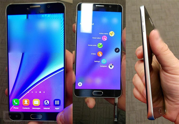 Galaxy Note 5真机照片曝光 看点主要在超窄边框(图1) 666