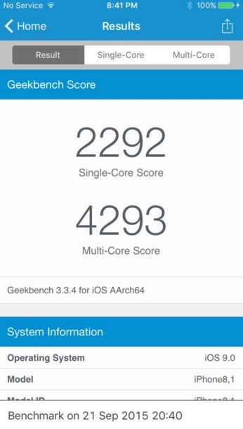 美国又现玫瑰金iPhone 6s偷跑 还有GeekBench跑分!(图6) img201509221311486