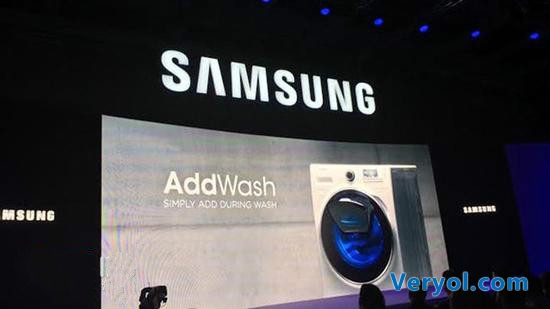 三星AddWash新品洗衣机 “大门”加“小门”更方便(图1) 1