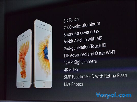 iPhone 6S和iPhone 6S Plus正式发布:世上最高级的手机!(图1) 16