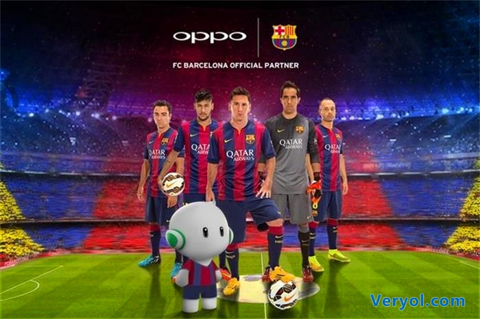 为联合发布会准备 !OPPO R7 Plus定制版曝光巴萨元素浓重(图4) oppo.1