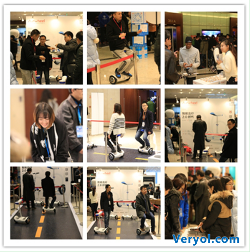 科技以人为本!爱尔威平衡车电动滑板车惊艳虎嗅F&M创新节(图1) 1