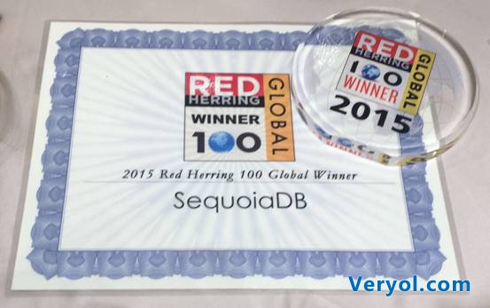 SequoiaDB巨杉数据库斩获红鲱鱼全球创新大奖