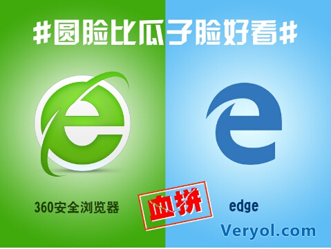 圆脸比瓜子脸好看? 360安全浏览器血拼edge(图2) 21