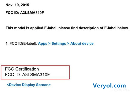 新Galaxy A3/ A5通过FCC认证 发布之期指日可待!(图2) 3434