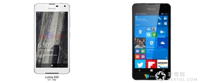 Lumia650白色版曝光 加入金属中框但配置一般(图1) 890
