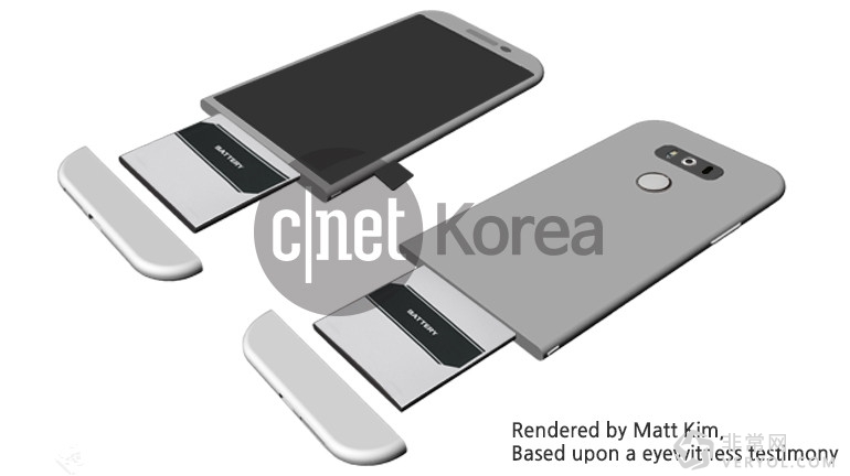 手机“瘦身”新招:LG G5卸电池不“抠”只“抽”(图2) 34343