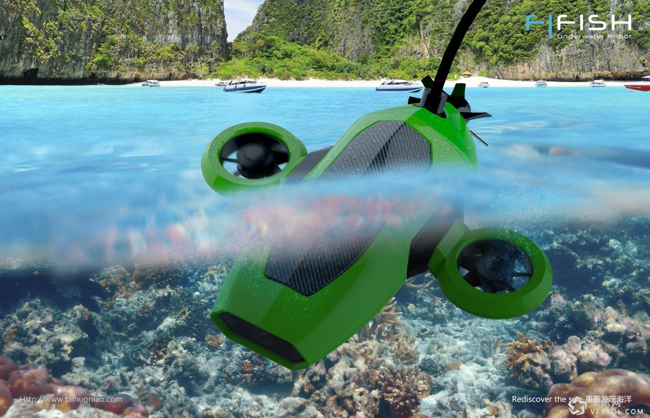 全球首款消费级智能水下机器人FiFish亮相创新工场CES酒会(图2)