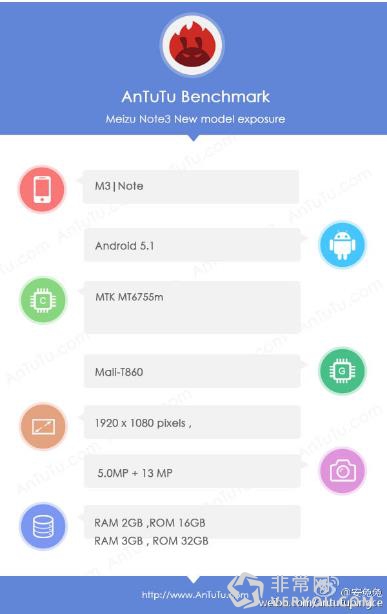 魅蓝note3配双版本 406发布高配版卖1299(图1) 魅蓝note3配双版本 406发布高配版卖1299(图1)