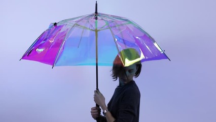 雨伞也玩新花样?智能雨伞可预报天气(图1) 0