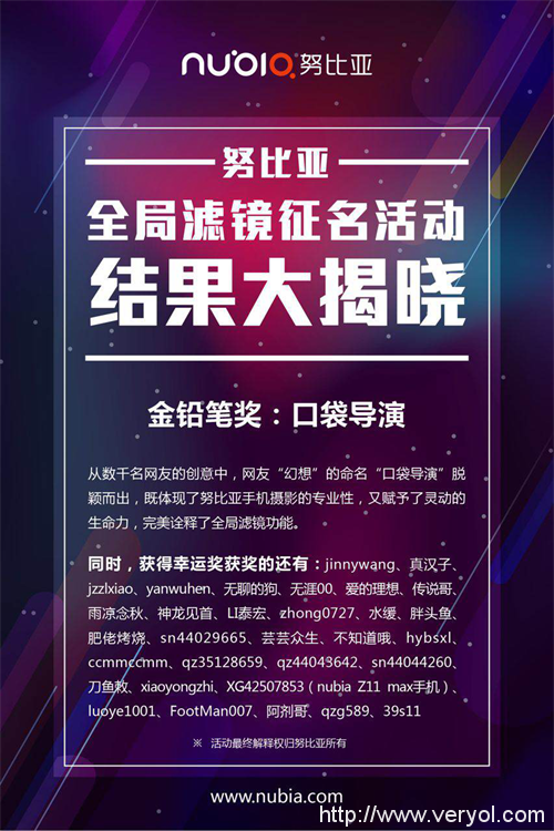 征名活动大揭晓,努比亚全局滤镜开启生活新视界(图2) ͼƬ2.png