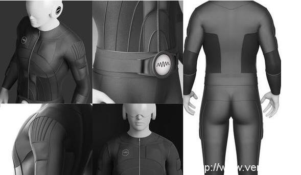 VR游戏体验加持!能带来真实触感的Teslasuit VR智能衣(图2) 1