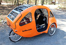 PEBL电动自行车：可边骑边充电 时速32公里