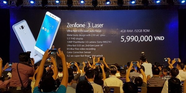 华硕在越南发布ZenFone3 Laser/Max新机(图1) Img459373693