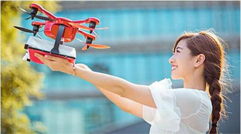 又是别人的大学！谷歌联合快餐店推出无人机送外卖服务